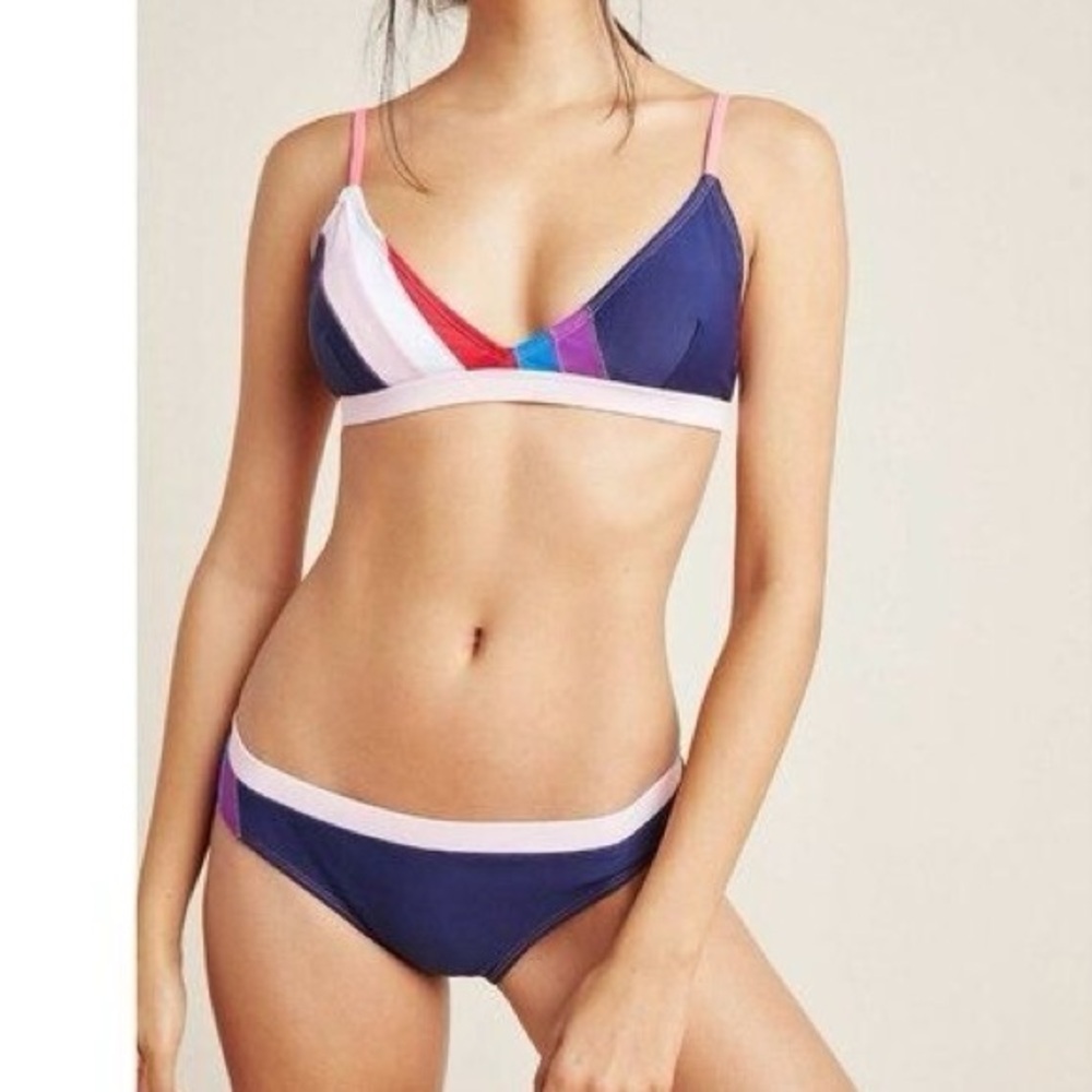 Sundry Colorblock Bikini Set